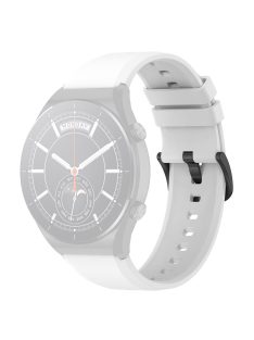   RMPACK Xiaomi Watch S1 / Watch S1 Active Óraszíj Pótszíj Szilikon Szíj Nature Type Fehér