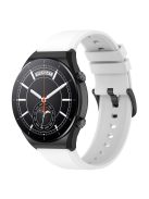 RMPACK Xiaomi Watch S1 / Watch S1 Active Óraszíj Pótszíj Szilikon Szíj Nature Type Fehér