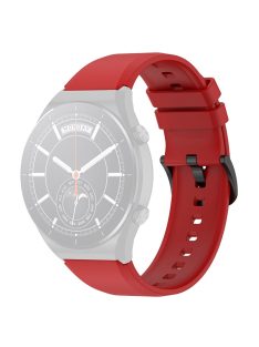   RMPACK Xiaomi Watch S1 / Watch S1 Active Óraszíj Pótszíj Szilikon Szíj Nature Type Piros