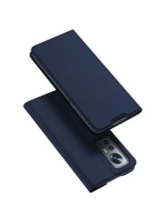   RMPACK Xiaomi 12/12X Notesz Tok Mágneses DUX DUCIS Skin Pro Series Kitámasztható Kártyatartóval Kék
