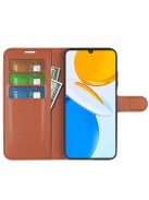 RMPACK Honor X7 Notesz Tok Business Series Kitámasztható Bankkártyatartóval Barna