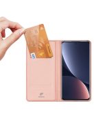 RMPACK Xiaomi 13 Pro Notesz Tok Mágneses DUX DUCIS Skin Pro Series Kitámasztható Kártyatartóval Rózsaarany