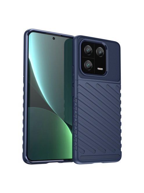 RMPACK Xiaomi 13 Pro Szilikon Tok Twill Ütésálló Thunder Series Kivitel Kék