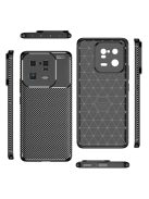 RMPACK Xiaomi 13 Pro Szilikon Tok New Carbon Series Mintázattal Fekete