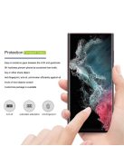 RMPACK Samsung Galaxy S23 Ultra Üvegfólia MOCOLO 3D FullSize Edges Protect Kijelzővédő Tempered Glass