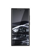 RMPACK Samsung Galaxy S23 Ultra Szilikon Tok New Carbon Series Mintázattal Fekete