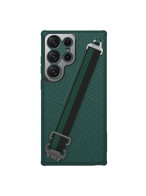 RMPACK Samsung Galaxy S23 Ultra Tok Nillkin Ultra Stripe Design Zöld