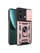 RMPACK Xiaomi Redmi Note 13 5G Ütésálló Tok Camshield Gyűrűs - Ring Style Rózsaarany