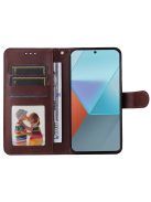 RMPACK Xiaomi Redmi Note 13 Pro 5G Notesz Tok Business Series V2 Kitámasztható Bankkártyatartóval Barna