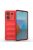 RMPACK Xiaomi Redmi Note 13 Pro 5G Szilikon Tok Rugged Armor Style 2in1 Shock Piros