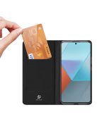 RMPACK Xiaomi Redmi Note 13 Pro 5G Notesz Tok Mágneses DUX DUCIS Skin Pro Series Kitámasztható Kártyatartóval Fekete