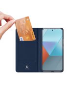 RMPACK Xiaomi Redmi Note 13 Pro 5G Notesz Tok Mágneses DUX DUCIS Skin Pro Series Kitámasztható Kártyatartóval Kék