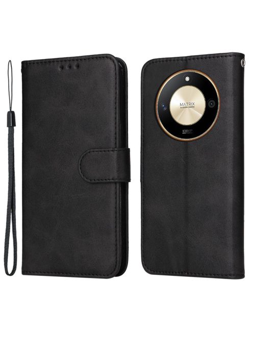 RMPACK Honor Magic6 Lite 5G Notesz Tok Business Series V2 Kitámasztható Bankkártyatartóval Fekete