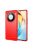 RMPACK Honor Magic6 Lite 5G Szilikon Tok Ütésállókivitel Karbon Mintázattal Piros