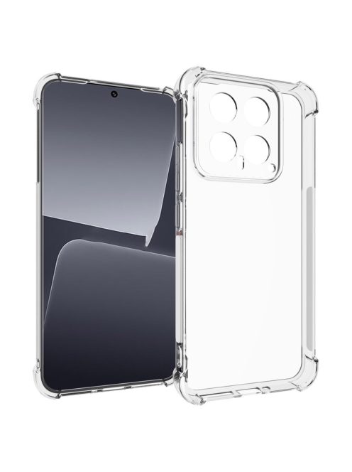 RMPACK Xiaomi 14 Szilikon Tok TPU Shockproof Protective Ütéscsökkentő Áttetsző