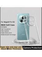 RMPACK Honor Magic6 Pro 5G Tok Ütésálló Szilikon Tok IMAK Anti-Drop Shockproof Lencsevédővel Áttetsző