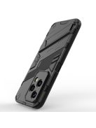 RMPACK Honor 200 Lite 5G Tok Ütésállókivitel Kitámasztható PC + TPU 2in1 Anti-Drop Series Kameralencse védelemmel Fekete