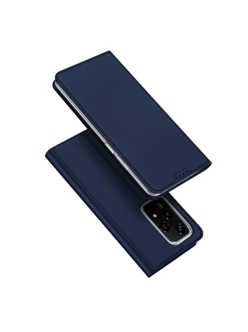 RMPACK Honor 200 Lite 5G Notesz Tok Mágneses DUX DUCIS Skin Pro Series Kitámasztható Kártyatartóval Kék