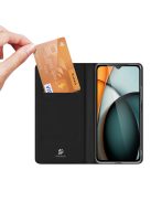 RMPACK Xiaomi Redmi A3 Notesz Tok Mágneses DUX DUCIS Skin Pro Series Kitámasztható Kártyatartóval Fekete