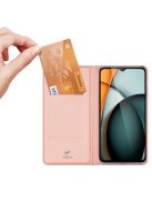 RMPACK Xiaomi Redmi A3 Notesz Tok Mágneses DUX DUCIS Skin Pro Series Kitámasztható Kártyatartóval Rózsaarany