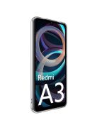 RMPACK Xiaomi Redmi A3 Tok Ütésálló Szilikon Tok IMAK UX-5 Anti-Drop Shockproof Lencsevédővel Áttetsző