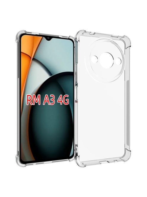 RMPACK Xiaomi Redmi A3 Szilikon Tok TPU Shockproof Protective Ütéscsökkentő Áttetsző