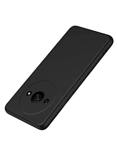 RMPACK Xiaomi Redmi A3 Szilikon Tok TPU Kamera Lencse Védelemmel Fekete