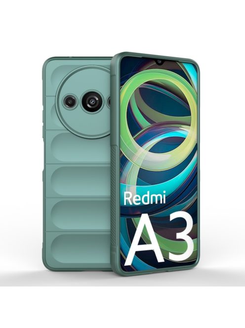 RMPACK Xiaomi Redmi A3 Szilikon Tok Rugged Armor Style 2in1 Shock Zöld