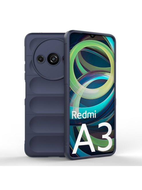 RMPACK Xiaomi Redmi A3 Szilikon Tok Rugged Armor Style 2in1 Shock Sötétkék