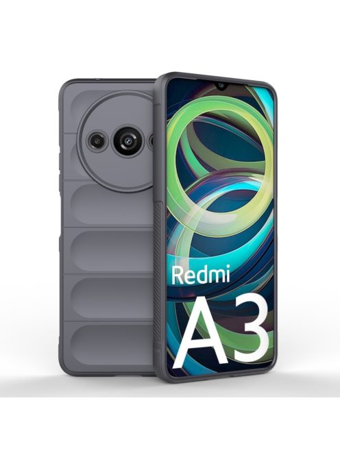 RMPACK Xiaomi Redmi A3 Szilikon Tok Rugged Armor Style 2in1 Shock SötétSzürke