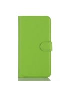 LG K10 Bőrtok Notesz Kártyatartóval Kitámasztható Funkcióval Zöld
