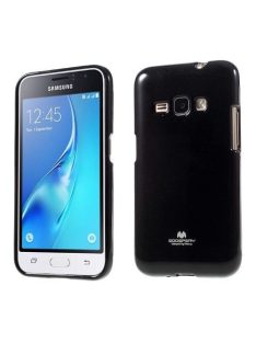   Samsung Galaxy J1 (2016) Szilikon Tok Mercury Goospery Csillámló Fekete