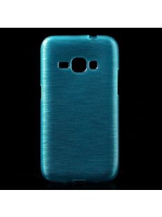   Samsung Galaxy J1 (2016) Szilikon Tok Szálcsiszolt Mintával Kék