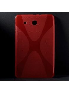 Samsung Galaxy Tab E 9.6 T560 Szilikon Tok X-Style Piros
