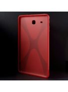 Samsung Galaxy Tab E 9.6 T560 Szilikon Tok X-Style Piros