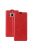 Samsung Galaxy S8 Flip Tok Szilikon Belsővel Piros