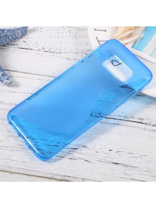 Samsung Galaxy S8 Szilikon Tok TPU S-Line Kék