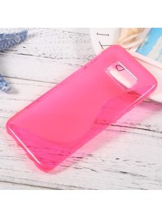 Samsung Galaxy S8 Szilikon Tok TPU S-Line Pink