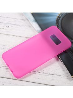   Samsung Galaxy S8 Plus Tok Matt Szilikon TPU FényesKerettel Pink