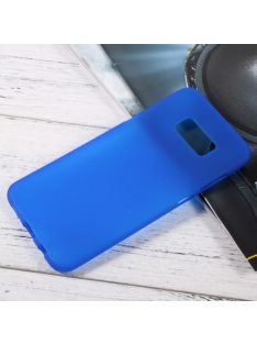   Samsung Galaxy S8 Plus Tok Matt Szilikon TPU FényesKerettel Kék