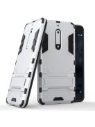 Nokia 5 Ütésálló Tok Armor-Guard 2in1 Kitámasztható Ezüst