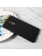 Nokia 6 Szilikon Tok Matt Fényeskerettel Fekete