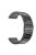 18mm Stainless Steel Smart Watch Replacement Strap for Xiaomi Mi Watch - Black