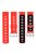 22mm Two-tone Silicone Watch Strap Replacement for Xiaomi Huami Amazfit - Red / Black