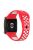 28mm Silicone Watch Strap for Xiaomi Redmi Watch 3 / Mi Watch Lite 3 , Dual-color Smart Band Strap - Red / White