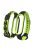 Bi-color Silicone Smart Watch Band Bracelet Wrist Strap Replacement for Xiaomi Mi Band 6 - Black/Lime