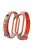 Bi-color Silicone Smart Watch Band Bracelet Wrist Strap Replacement for Xiaomi Mi Band 6 - Grey/Red