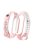 Bi-color Silicone Smart Watch Band Bracelet Wrist Strap Replacement for Xiaomi Mi Band 6 - Pink/White