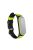 Bi-color Silicone Watch Band Replacement Strap for Xiaomi Mi Band 5/6/7 - Black/Green