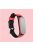 Bi-color Silicone Watch Band Replacement Strap for Xiaomi Mi Band 5/6/7 - Black/Red